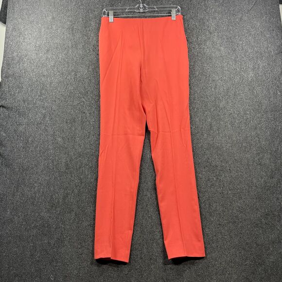 Hermes Pants - Hermes Paris Pants Womens Coral Orange Slacks Dress Pants READ